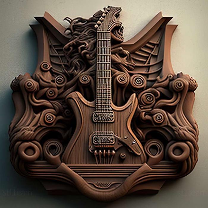 3D модель Игра Герой гитары 2 (STL)